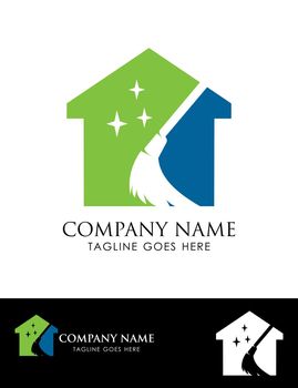 House Cleaning Logo Sign 