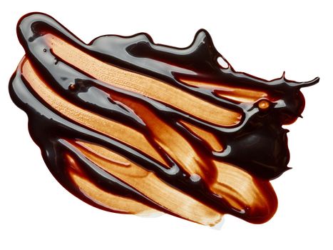 chocolate stain fleck food dessert syrup liquid drop drip spill mess melt leaking