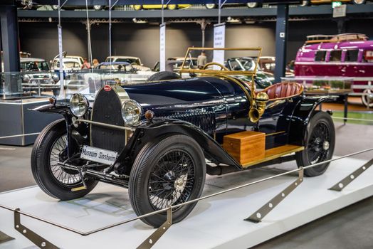 SINSHEIM, GERMANY - MAI 2022: black Bugatti Type 30 1926