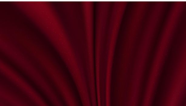 Abstract realistic red silky fabric crease background and texture