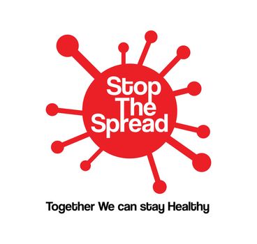 Stop the Spread of Virus Sign 