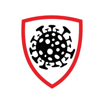 Shield Quarantine Virus Icon 