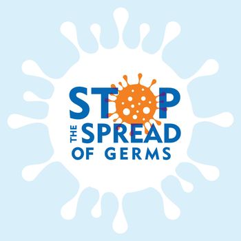 Stop the spread of Germ Sign