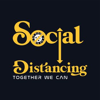 Social Distancing Campaign Sign 
