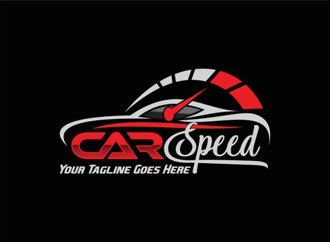 car speed logo vector sign 
