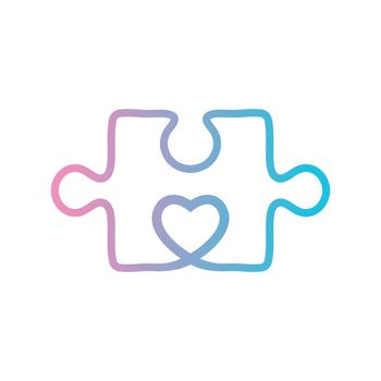 Puzzle supporting developmental health logo