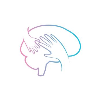 Brain and Hand for supporting developmental health logo