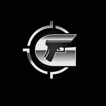 Initial Letter G for Gun Tactical Company Logo 