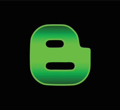 folder and blog logo in green 