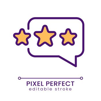Customer feedback pixel perfect RGB color icon