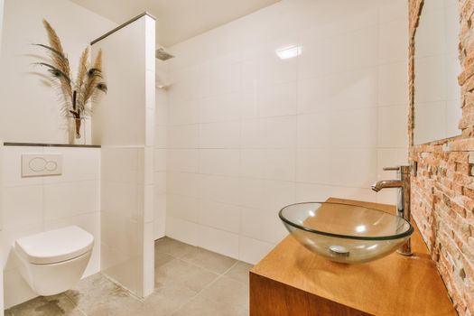 Simple modern bathroom interior design