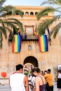 Proclamation of the Gay Pride Day at the town hall of Elche