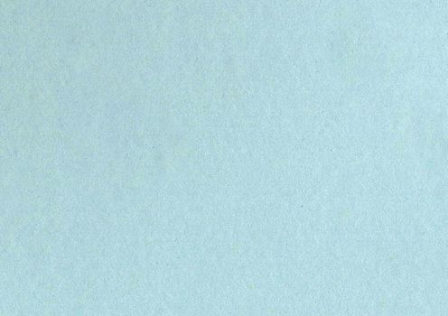 High quality, high resolution large image close up scan of a cyan light sky blue, shiny, smooth, uncoated colored paper texture background fine grain fiber wallpaper with copy space for text