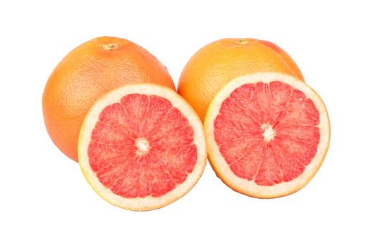 Grapefruit with halfs