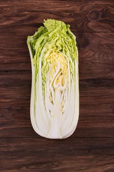 Half of Chinese cabbage