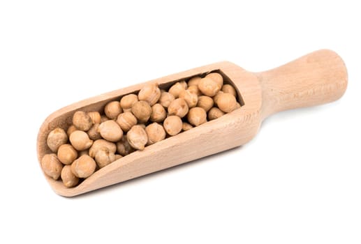 Chickpeas in a scoop