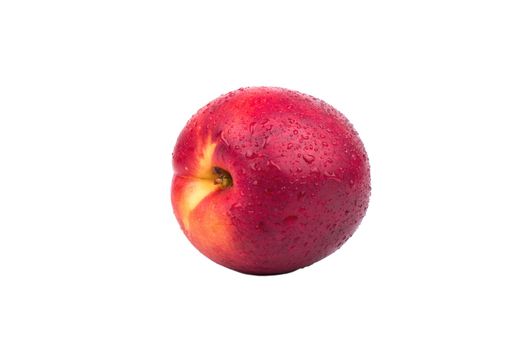 Fruit nectarine with drops