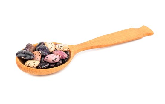 Kidney beans in spoon