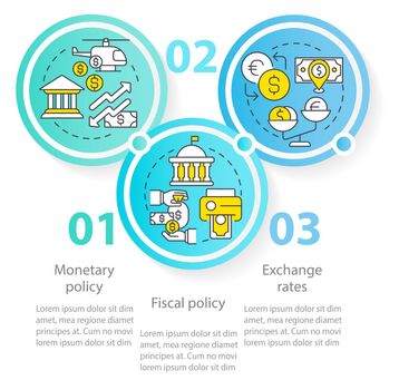 Inflation causes circle infographic template