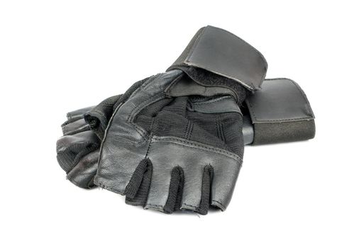 Fitness gloves isolate