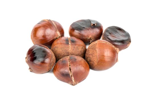 Roasted edible chestnuts