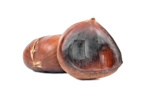 Roasted edible chestnuts