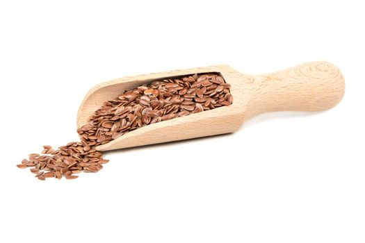 Flax seed in scoop