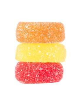 Three jelly candies