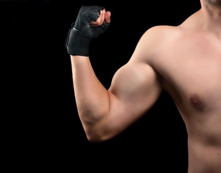 Biceps beginner bodybuilder