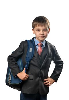 Portrait of schoolboy