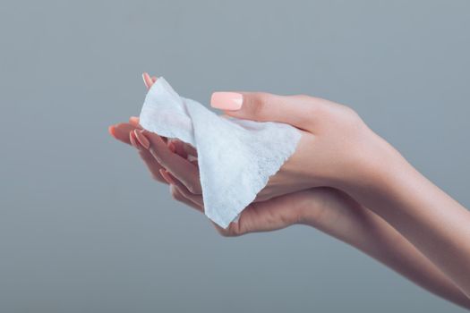 Cleaning hands with wet wipes, Prevention of infectious diseases