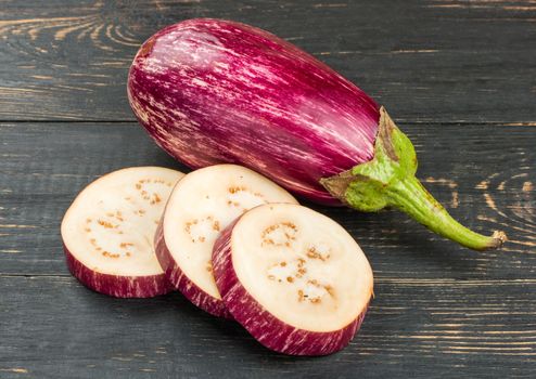 Eggplant with slices