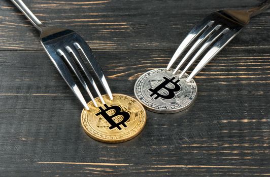 Coins bitcoin with fork