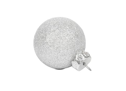 Silver Christmas ball