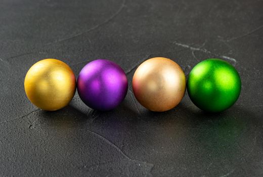 Colorful Christmas balls