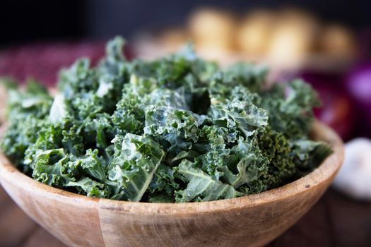 Bowl of Fresh Kale