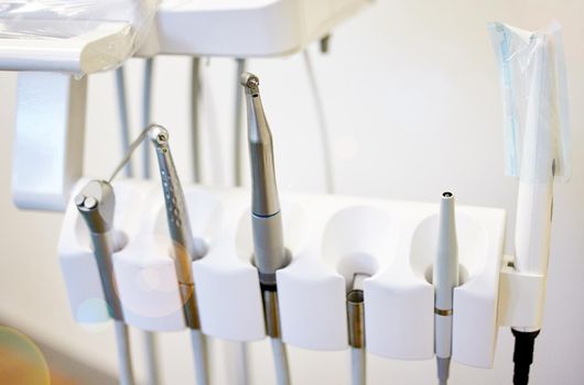 A brighter smile begins with these. various dental tools.
