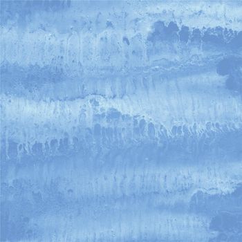 Watercolor blue monochrome background. Abstract art painting texture