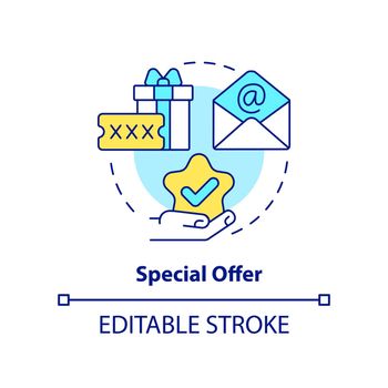 Special offer concept icon
