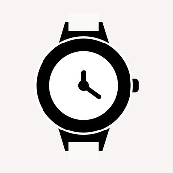 Wrist watch icon. High quality black style vector icons