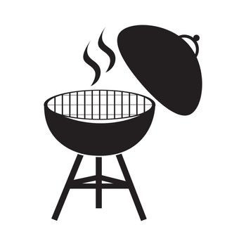 Grill barbeque icon logo free vector 