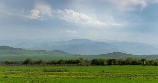 Green nature of Georgia travel ecotourism for health
