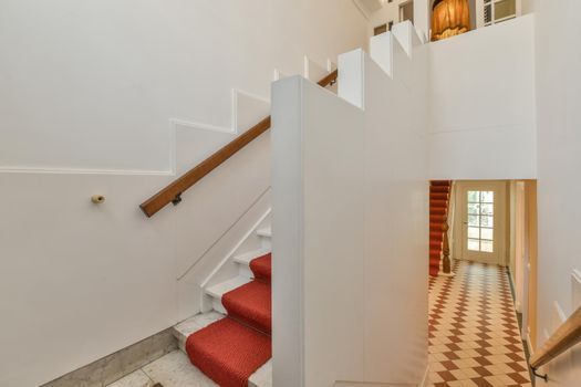 A luxury staircase hall