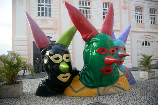 Pierrot sculpture in Salvador