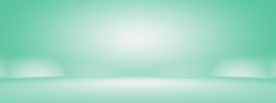 Abstract blur empty Green gradient Studio well use as background,website template,frame,business report