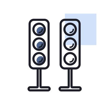 Sound system speakers vector icon