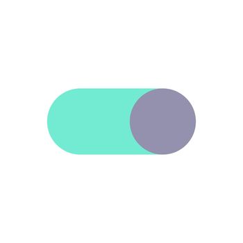Toggle button flat color ui icon