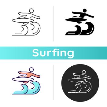 Air surfing technique icon