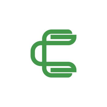 Letter C icon logo design illustration template