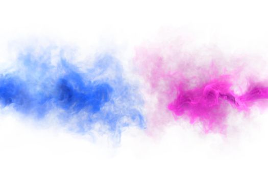 Blue and pink mystery neon fog and smoke texture